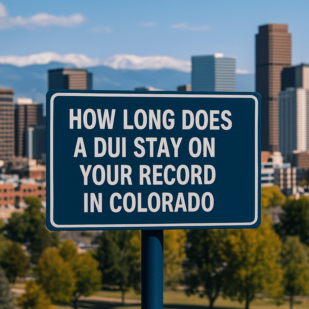 how long does a dui stay on your record in colorado