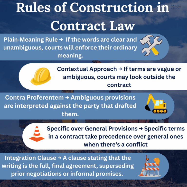 What Are the Rules of Construction in Contract Law? | Baker Law Group, PLLC