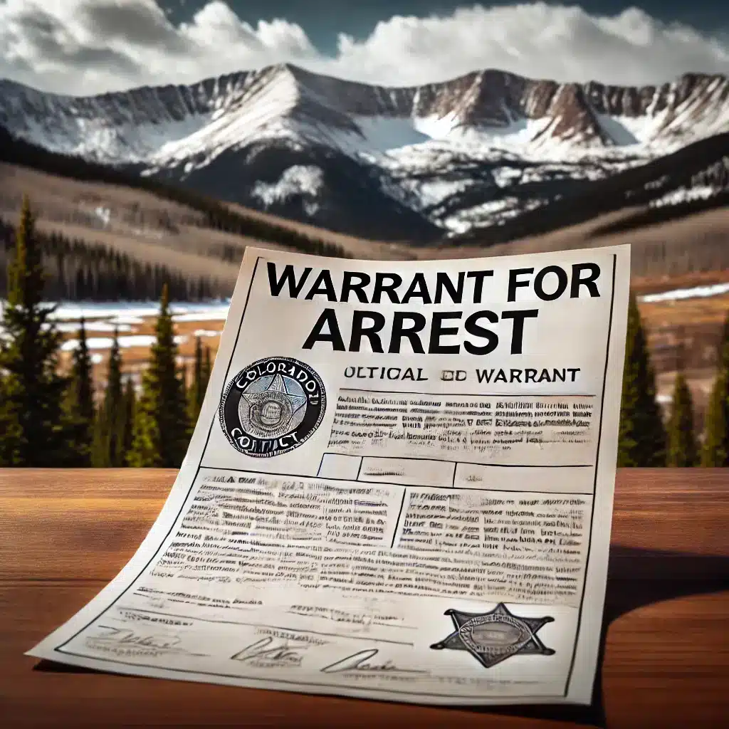 what to do if you have a warrant for arrest in colorado
