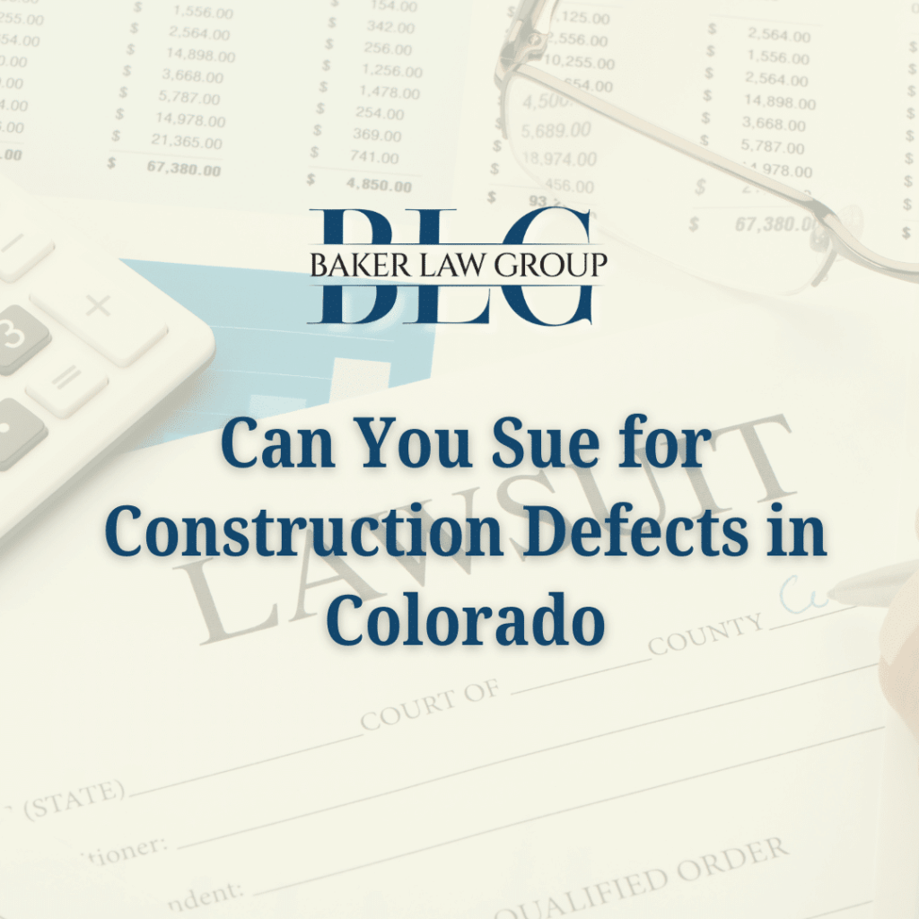 can you sue home builder for construction defects