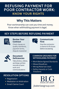 poor contractor work