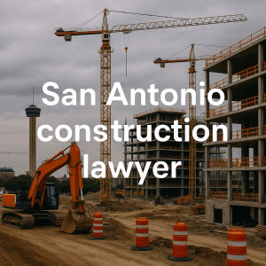 San Antonio construction lawyer
