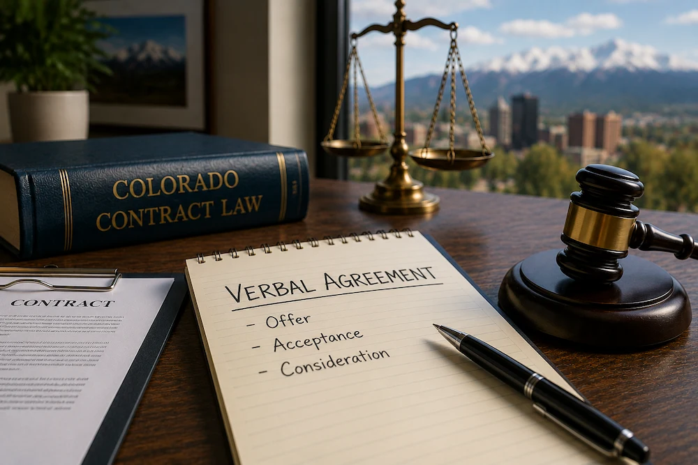 are verbal agreements legally binding in colorado