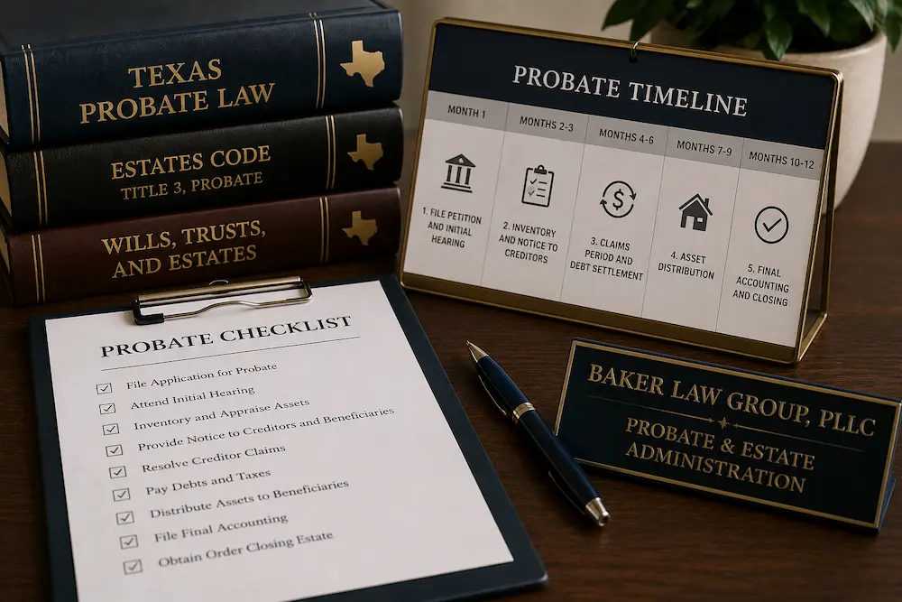 how long does probate take in texas