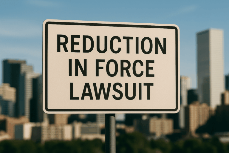 How to File a Reduction in Force Lawsuit in Colorado