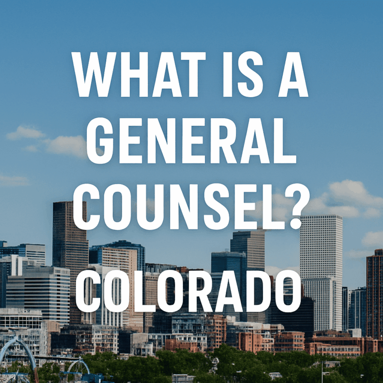 What is a General Counsel?