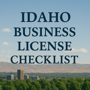 Idaho business checklist 