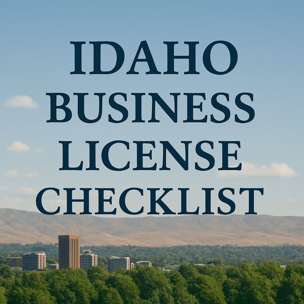 Idaho business checklist