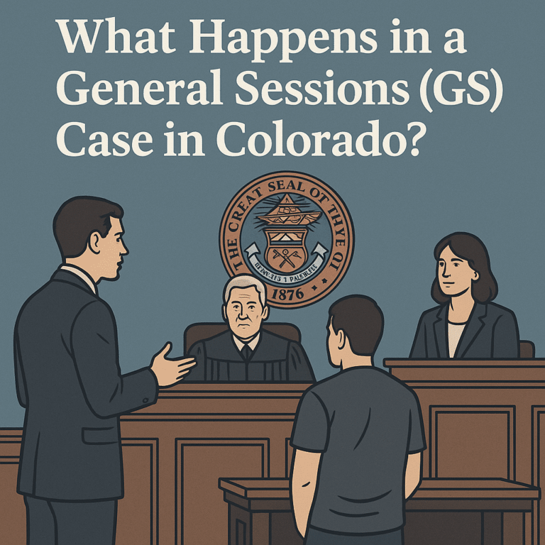 What Happens in a General Sessions (GS) Case in Colorado?