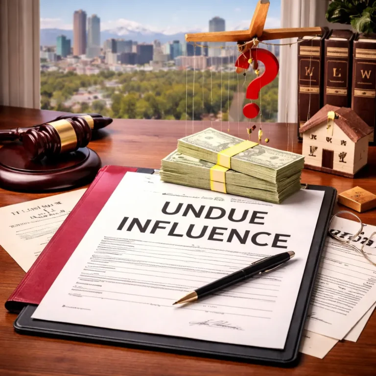 What Is Undue Influence in Colorado