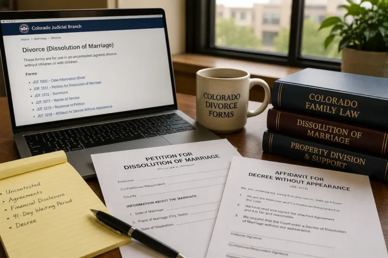 Can You Get a Divorce Without a Lawyer in Colorado?