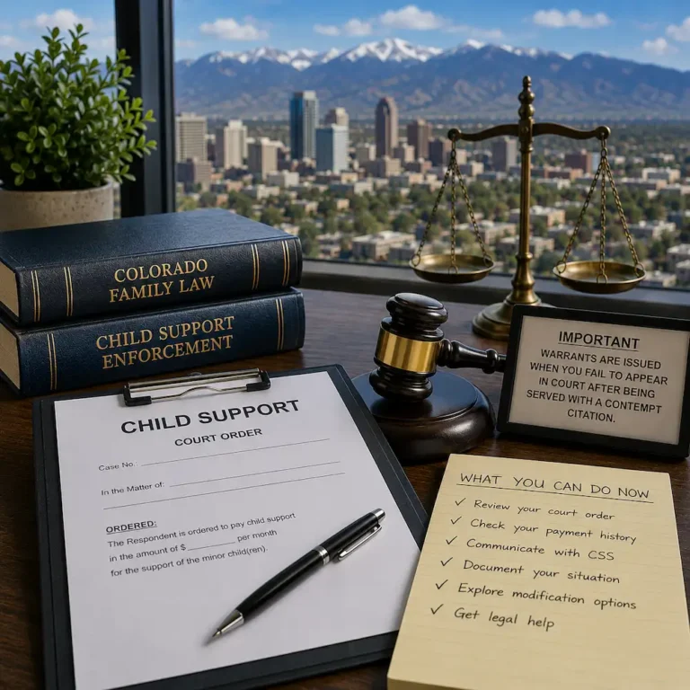 How Far Behind in Child Support Before a Warrant Is Issued in Colorado?