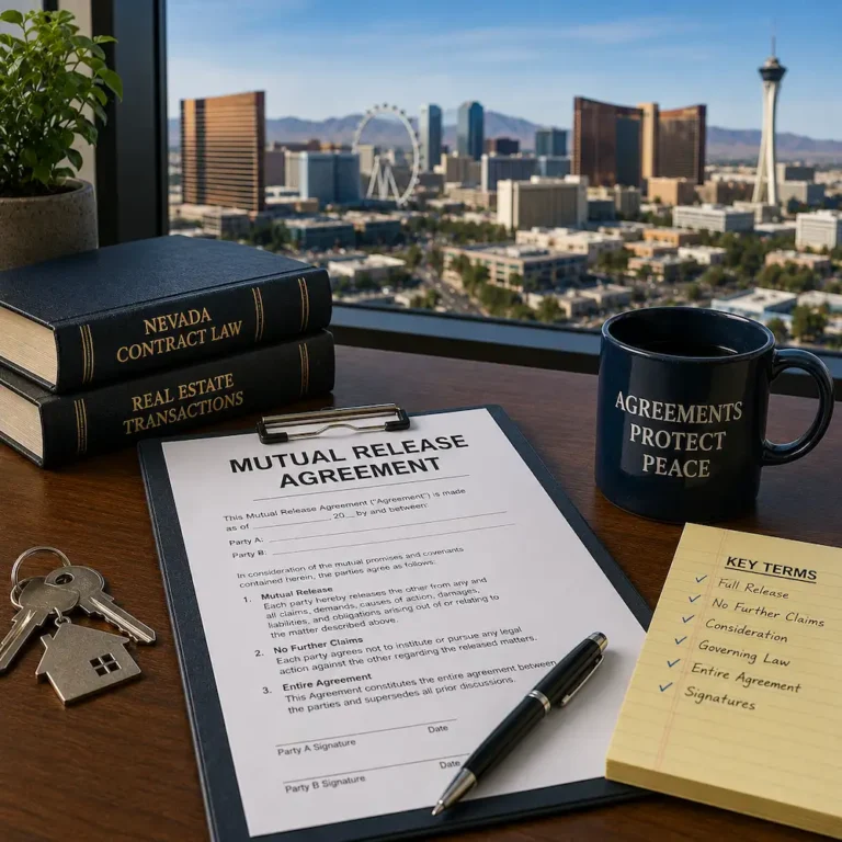What Is a Mutual Release Agreement and When Do You Need One in Nevada?