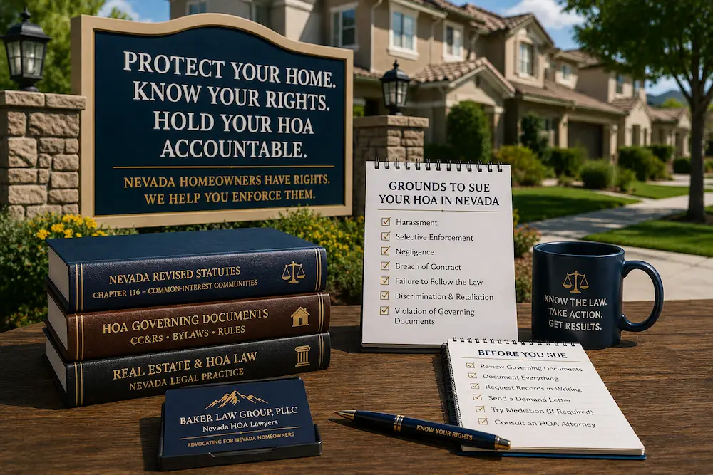 can i sue my hoa in nevada