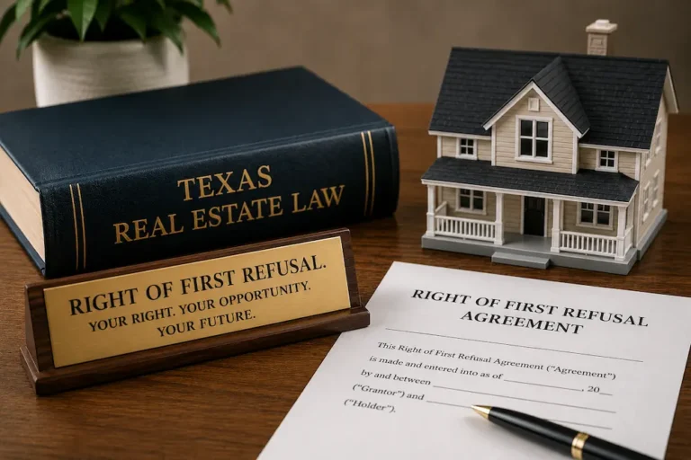 Texas Right of First Refusal: What Buyers and Sellers Must Know