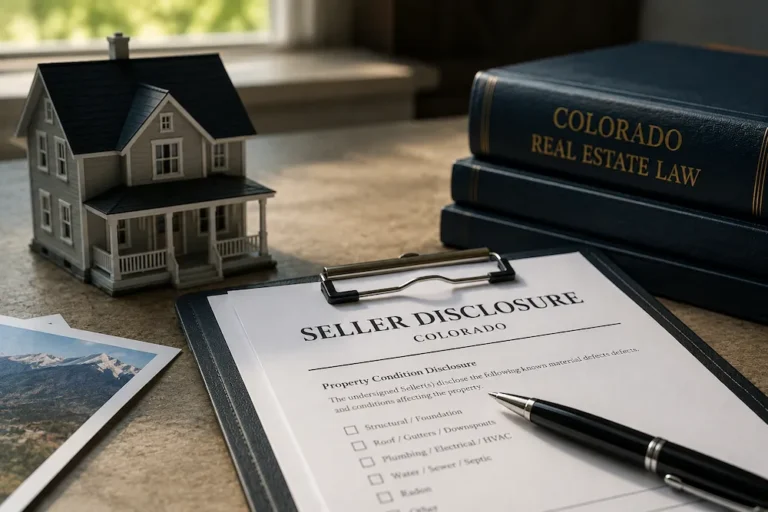 Colorado Seller Disclosure Requirements: What Sellers Must Know Before Closing
