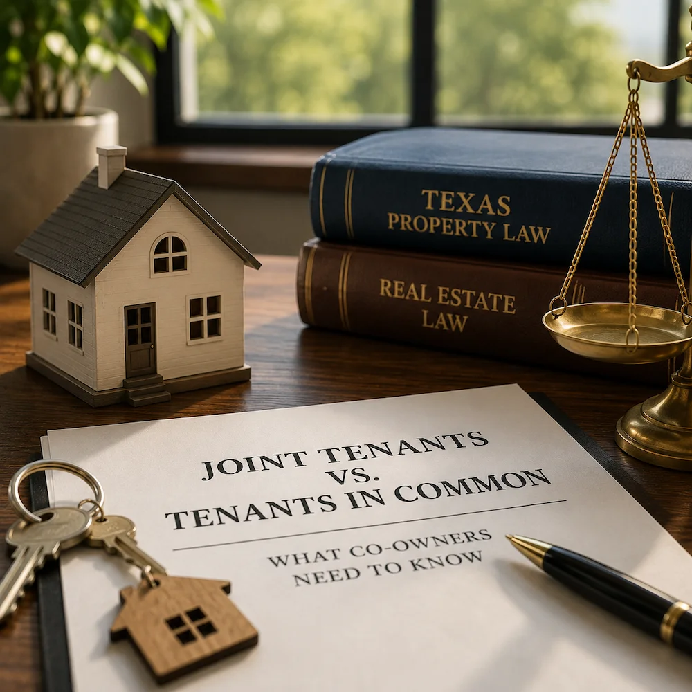 joint tenants vs tenants in common