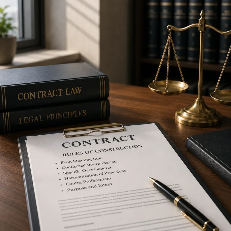 What Are the Rules of Construction in Contract Law?